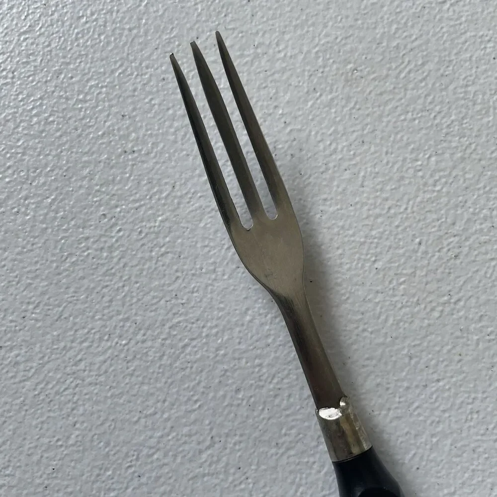 Imperial USA Granny Fork Stainless Steel Black Handle 8
